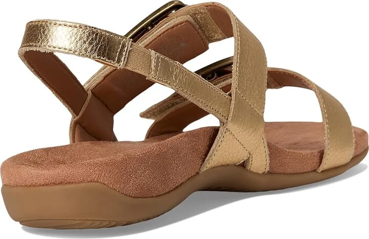 VIONIC Reese Slingbacks Women's Sandals Gold Leather : 9 W - Image 4