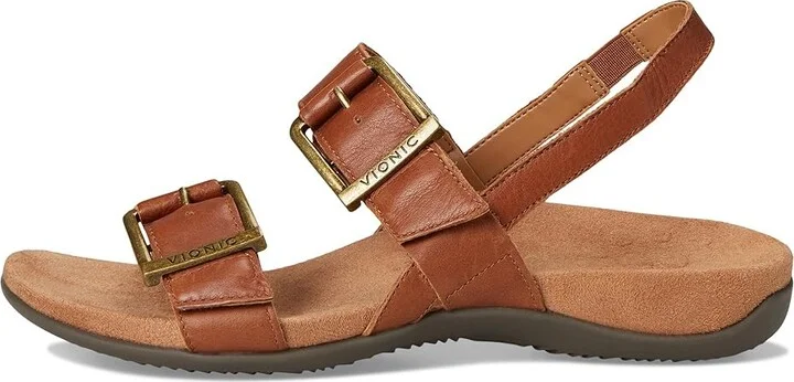 VIONIC Reese Slingbacks Women's Sandals Tan Leather : 6 M - Image 6