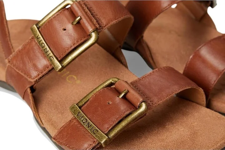 VIONIC Reese Slingbacks Women's Sandals Tan Leather : 6 M - Image 7