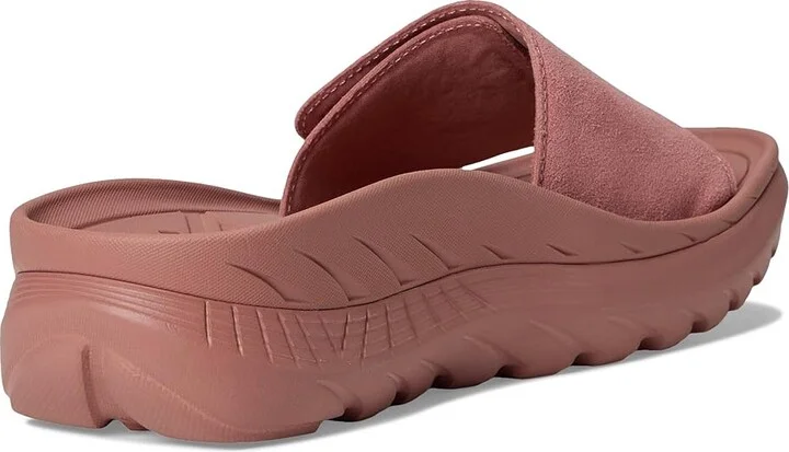 VIONIC Rejuvenate Recovery Sandals Wedge Shoes Cinder Rose Pink Suede : Women's 5 Medium, Leather - Image 4