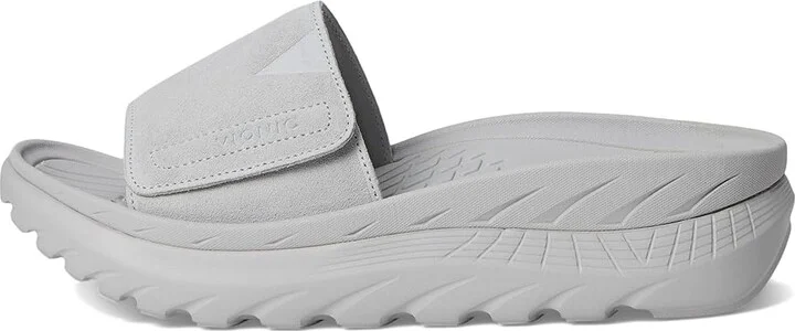 VIONIC Rejuvenate Recovery Sandals Wedge Shoes Vapor Grey Suede : Men's 9.5 - Women's 11 Medium, Leather - Image 6