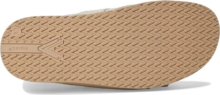 VIONIC Riviera Slide Sandals Women's Wedge Shoes Skipper Blue/Gold : 6.5 W, Canvas - Image 3