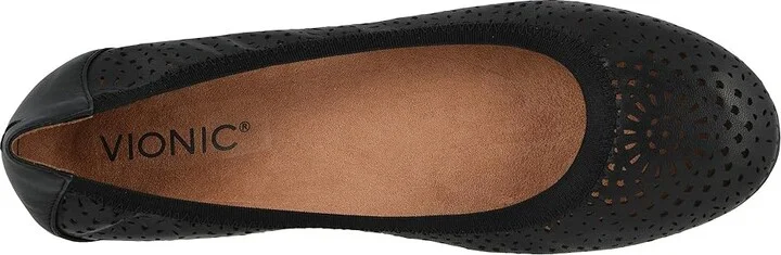 VIONIC Robyn Perf Women's Shoes Black Napa : 5 M, Leather - Image 3