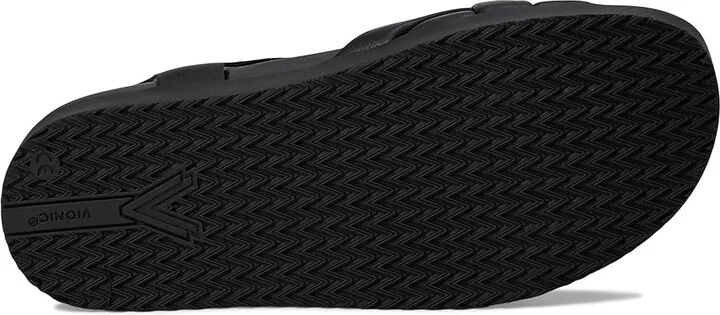 VIONIC Rosa Strappy Sandals Women's Wedge Shoes Black Leather : 8 M - Image 3