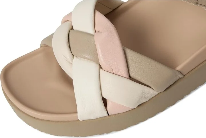 VIONIC Rosa Strappy Sandals Women's Wedge Shoes Cobblestone Leather : 12 M - Image 7