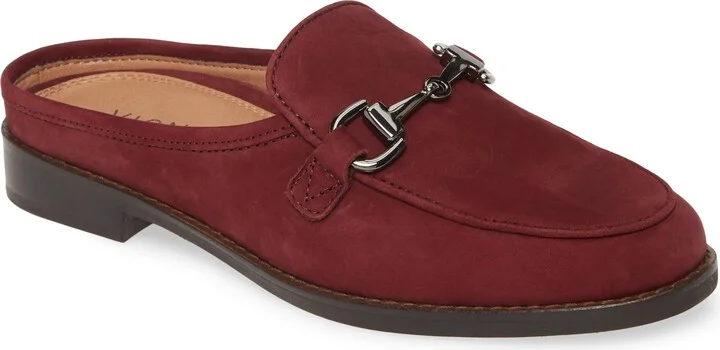 Wine Nubuck Leather