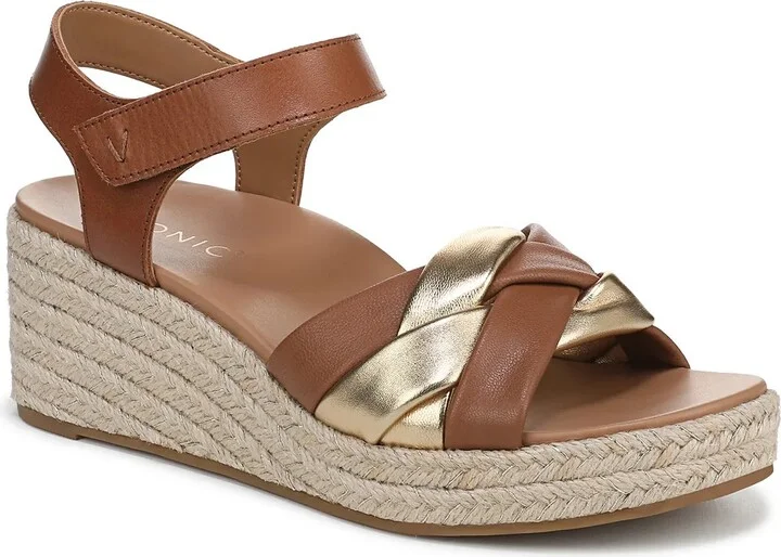 Vionic Saratoga Espadrille Wedge Sandal