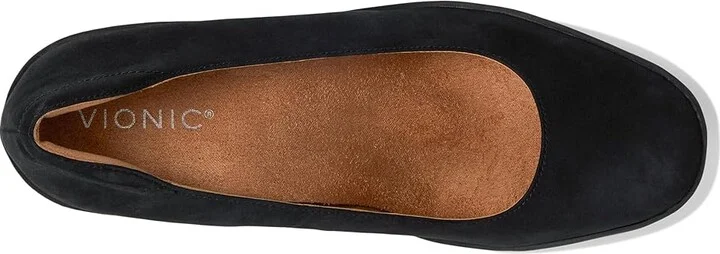 VIONIC Sereno Women's Shoes Black Nubuck : 7 W, Leather - Image 2