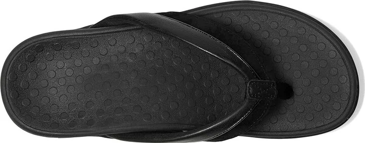 VIONIC Shore Women's Slippers Black Suede : 9 M, Leather - Image 2