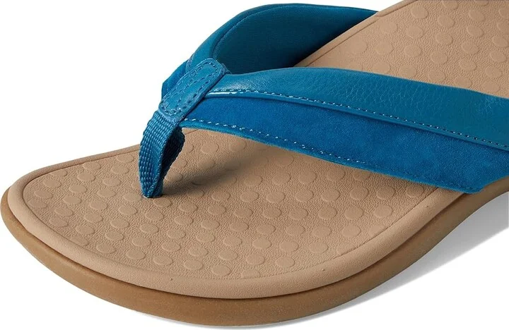 VIONIC Shore Women's Slippers Celestial Teal Suede : 11 M, Leather - Image 7