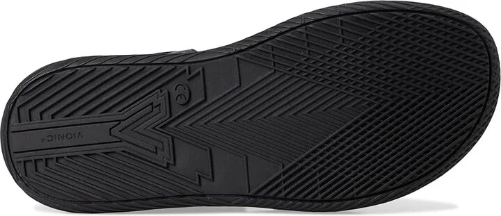 VIONIC Solana Slingback Sandals Women's Wedge Shoes Black Leather : 8 M - Image 3