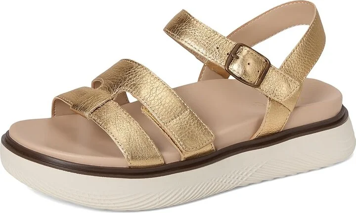 VIONIC Solana Slingback Sandals Women's Wedge Shoes Gold Metallic : 8.5 M - Image 5