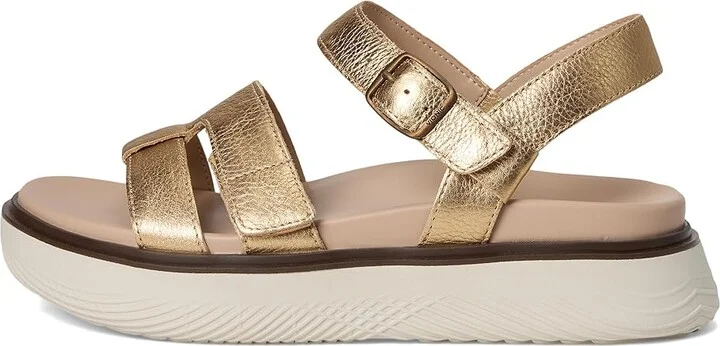 VIONIC Solana Slingback Sandals Women's Wedge Shoes Gold Metallic : 8.5 M - Image 6