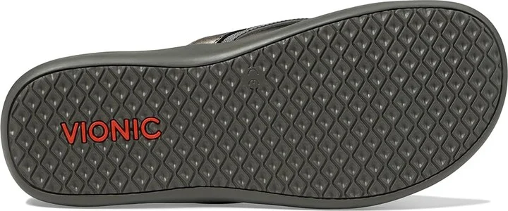 VIONIC Tide II Women's Sandals Pewter Metallic : 11 M, Leather/Synthetic - Image 4