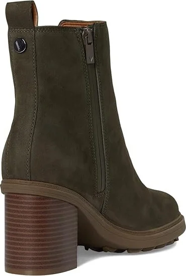 VIONIC Truckee Booties Women's Boots Dark Khaki/Green Nubuck : 9 W, Leather/Rubber - Image 4