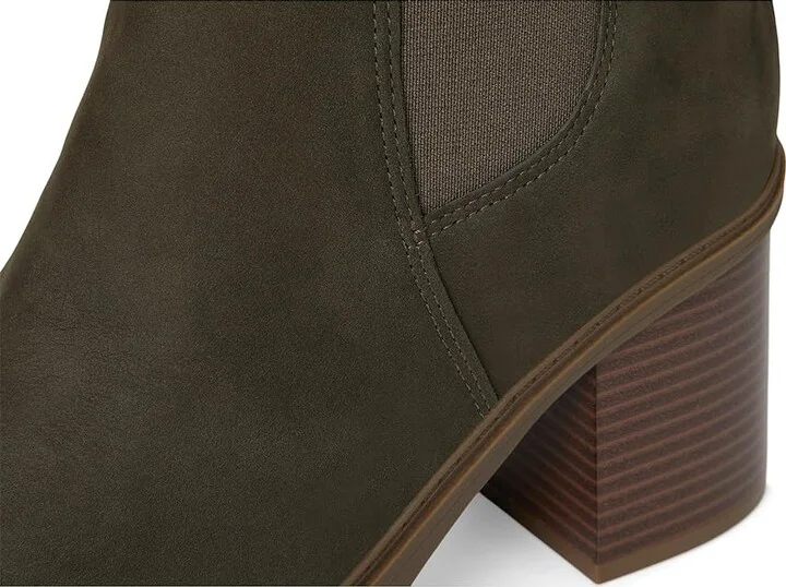 VIONIC Truckee Booties Women's Boots Dark Khaki/Green Nubuck : 9 W, Leather/Rubber - Image 7