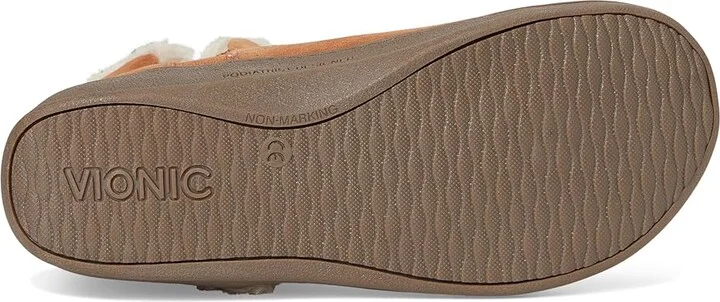 VIONIC Unwind Bootie Booties Women's Slippers Tan Suede : 5 M, Microfiber/Rubber/Shearling - Image 3