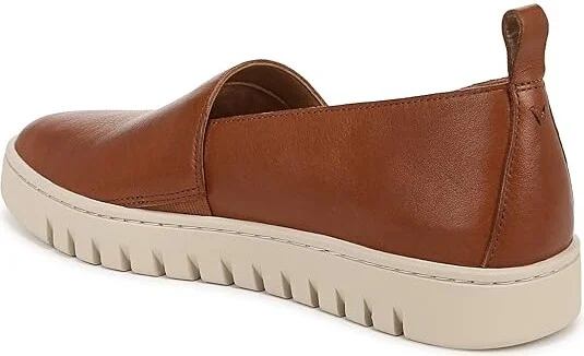 VIONIC Uptown A-Line Women's Flat Shoes Tan Leather : 8 W - Image 4