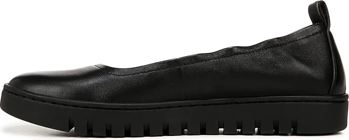 VIONIC Uptown Ballet Slip-ons Women's Flat Shoes Black Leather : 6 W - Image 5