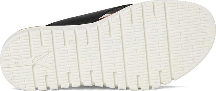 VIONIC Uptown Marin Women's Wedge Shoes Black Leather : 5 W - Image 3