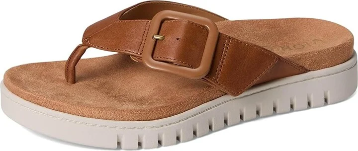 VIONIC Uptown Marin Women's Wedge Shoes Tan Leather : 11 W - Image 5
