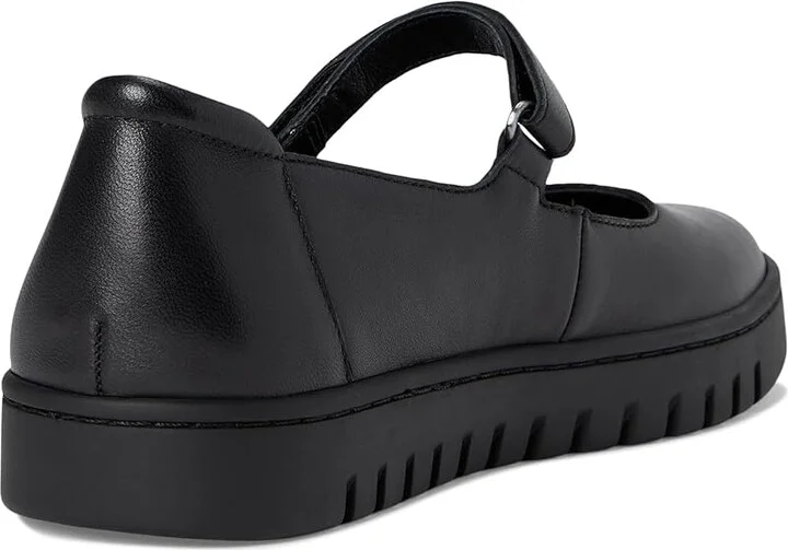 VIONIC Uptown Mary Jane Women's Flat Shoes Black Leather : 9 M, Suede - Image 4