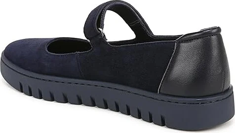VIONIC Uptown Mary Jane Women's Flat Shoes Navy Blazer Suede : 9.5 M - Image 4