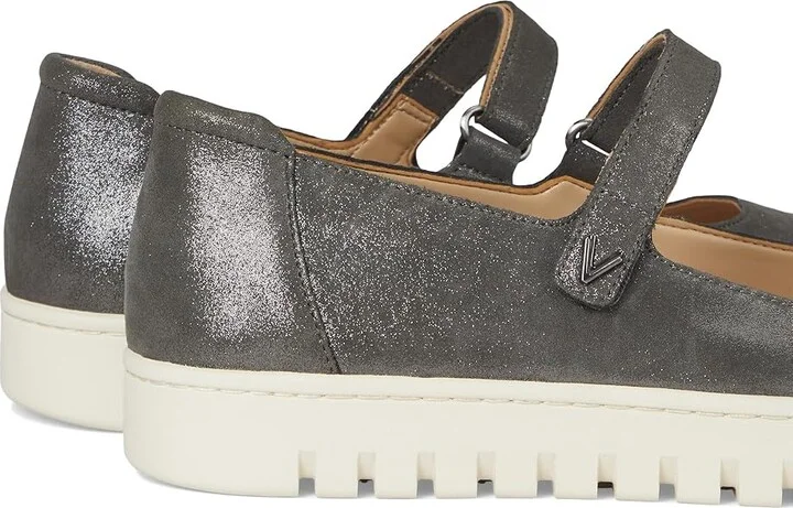 VIONIC Uptown Mary Jane Women's Flat Shoes Silver Suede : 11 M - Image 7