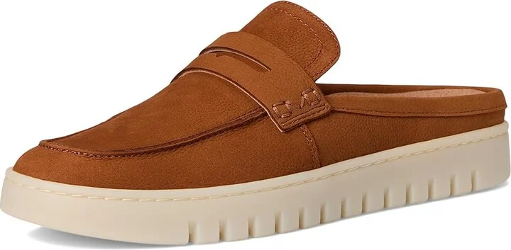 VIONIC Uptown Mule 2 Women's Flat Shoes Brandy : 10 M, Leather - Image 5
