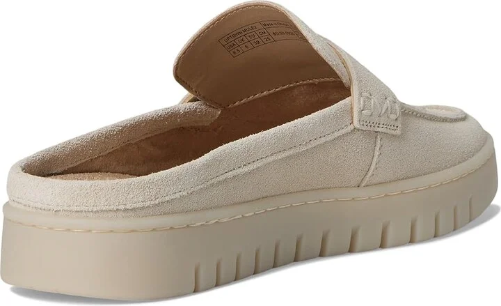 VIONIC Uptown Mule 2 Women's Flat Shoes Parchment : 6 M, Leather - Image 4