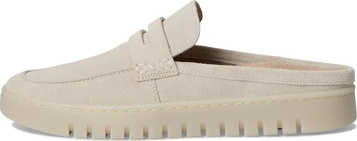 VIONIC Uptown Mule 2 Women's Flat Shoes Parchment : 6 M, Leather - Image 6