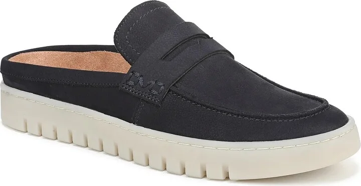 Navy Leather