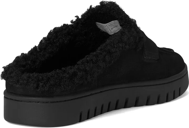 VIONIC Uptown Mule Mules Women's Slippers Black Nub Leather : 6.5 M - Image 4