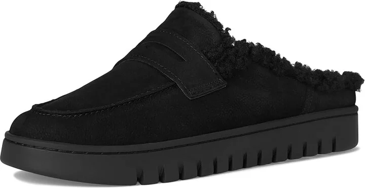 VIONIC Uptown Mule Mules Women's Slippers Black Nub Leather : 6.5 M - Image 5