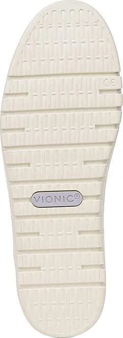 VIONIC Uptown Skimmer Knit Slip-ons Women's Flat Shoes Light Grey Fabric : 11 W, Leather/Microfiber/Polyester - Image 3