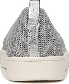 VIONIC Uptown Skimmer Knit Slip-ons Women's Flat Shoes Light Grey Fabric : 11 W, Leather/Microfiber/Polyester - Image 6