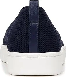 VIONIC Uptown Skimmer Knit Slip-ons Women's Flat Shoes Navy Blue Fabric : 9 W, Leather/Microfiber/Polyester - Image 6