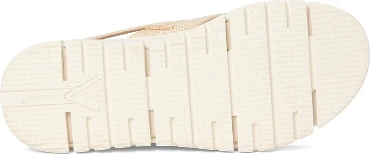 VIONIC Uptown Sonoma Women's Wedge Shoes Beige Canvas : 6 W, Leather - Image 3