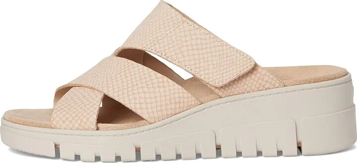 VIONIC Uptown Sunset Women's Wedge Shoes Cameo Rose Nubuck : 11 M, Leather - Image 6