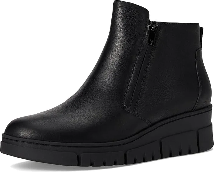 VIONIC Uptown Sur Booties Women's Boots Black Leather : 5 W - Image 5