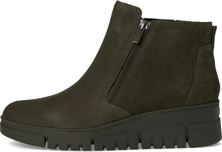 VIONIC Uptown Sur Booties Women's Boots Dark Khaki/Green Nubuck : 10 M, Leather - Image 6