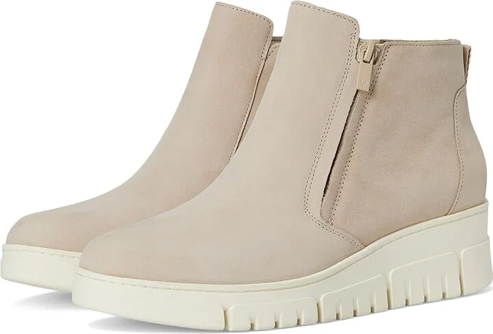 VIONIC Uptown Sur Booties Women's Boots Oatmeal/Beige Nubuck : 6 M, Leather