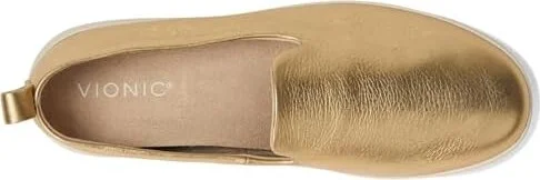 VIONIC Uptown Willa Women's Shoes Gold Leather : 6 M - Image 2