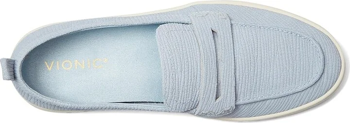 VIONIC Uptown Women's Shoes Blue Mist Suede : 6 W, Leather - Image 2