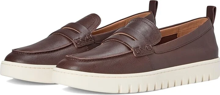 VIONIC Uptown Women's Shoes Dark Brown Leather : 8.5 M