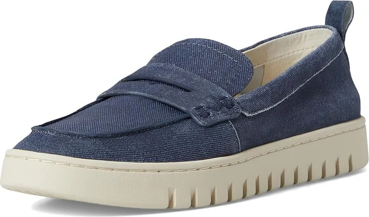 VIONIC Uptown Women's Shoes Dark Denim Suede : 8 M, Leather - Image 5