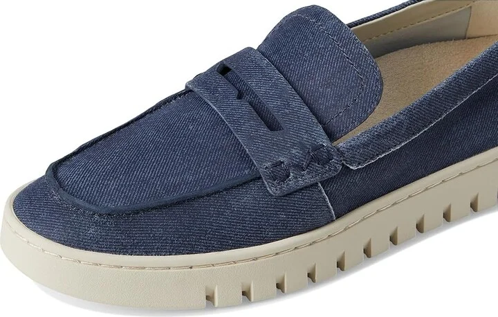 VIONIC Uptown Women's Shoes Dark Denim Suede : 8 M, Leather - Image 7