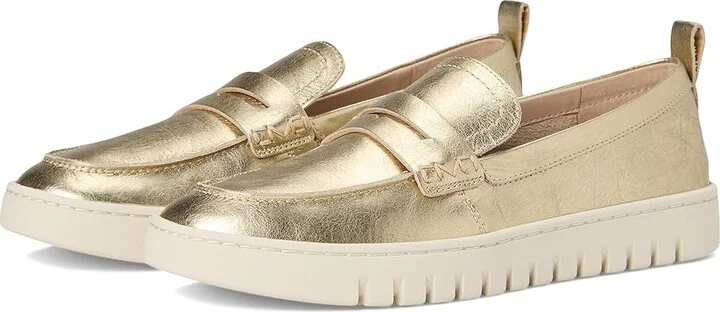 VIONIC Uptown Women's Shoes Gold Leather 1 : 7 M