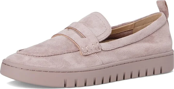 VIONIC Uptown Women's Shoes Magnolia Dusk Grey Waxed Suede : 7 W, Leather - Image 5