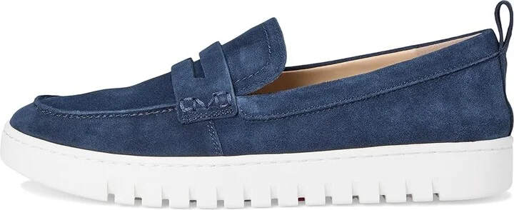 VIONIC Uptown Women's Shoes Navy/White Suede : 7.5 M, Leather/Suede - Image 6